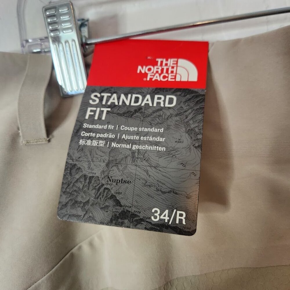 The North Face Men Chino Outdoor Hiking Shorts Size 34 Beige - Picture 4 of 8